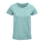 Women's t-shirt from 100% cotton, 150 g/m2, SOL'S Crusade pastel blue colour