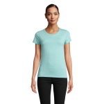 Women's t-shirt from 100% cotton, 150 g/m2, SOL'S Crusade pastel blue colour photographic view