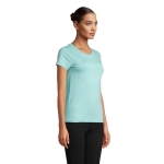 Women's t-shirt from 100% cotton, 150 g/m2, SOL'S Crusade pastel blue colour second photographic view