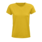 Women's t-shirt from 100% cotton, 150 g/m2, SOL'S Crusade gold colour