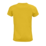 Women's t-shirt from 100% cotton, 150 g/m2, SOL'S Crusade gold colour rear view