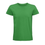 Fitted unisex t-shirt from cotton, 175 g/m2, SOL'S Pioneer green colour eighth view