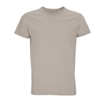 Fitted unisex t-shirt from cotton, 175 g/m2, SOL'S Pioneer beige colour