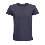 Fitted unisex t-shirt from cotton, 175 g/m2, SOL'S Pioneer titanium colour