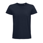 Fitted unisex t-shirt from cotton, 175 g/m2, SOL'S Pioneer navy-blue colour