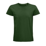 Fitted unisex t-shirt from cotton, 175 g/m2, SOL'S Pioneer dark green colour ambient view