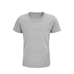 Children's t-shirt from 100% cotton, 175 g/m2, SOL'S Pioneer marbled grey colour