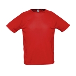 Breathable t-shirt made of polyester, 140 g/m2, SOL'S Pioneer red colour fifth view