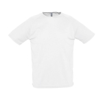 Breathable t-shirt made of polyester, 140 g/m2, SOL'S Pioneer white colour ninth view