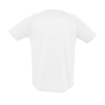 Breathable t-shirt made of polyester, 140 g/m2, SOL'S Pioneer white colour