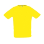 Breathable t-shirt made of polyester, 140 g/m2, SOL'S Pioneer yellow colour sixth view