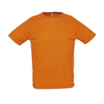 Breathable t-shirt made of polyester, 140 g/m2, SOL'S Pioneer orange colour