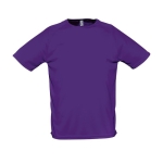 Breathable t-shirt made of polyester, 140 g/m2, SOL'S Pioneer violet colour second view