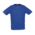 Breathable t-shirt made of polyester, 140 g/m2, SOL'S Pioneer royal blue colour third view