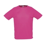 Breathable t-shirt made of polyester, 140 g/m2, SOL'S Pioneer fuchsia colour