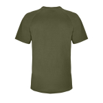 Breathable t-shirt made of polyester, 140 g/m2, SOL'S Pioneer military green colour rear view