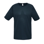 Breathable t-shirt made of polyester, 140 g/m2, SOL'S Pioneer petrol blue colour third view