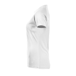 Women's sports t-shirt from polyester, 140 g/m2, SOL'S Pioneer white colour side view