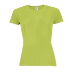 Women's sports t-shirt from polyester, 140 g/m2, SOL'S Pioneer light-green colour eighth view