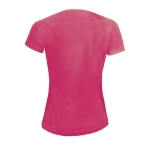 Women's sports t-shirt from polyester, 140 g/m2, SOL'S Pioneer rear view