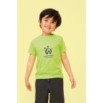 Boys' polyester sports t-shirt, 140 g/m2, SOL'S Sporty light-green colour