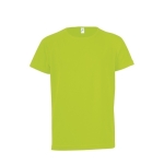 Boys' polyester sports t-shirt, 140 g/m2, SOL'S Sporty neon green colour eighth view