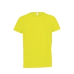 Boys' polyester sports t-shirt, 140 g/m2, SOL'S Sporty neon yellow colour sixth view