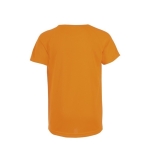 Boys' polyester sports t-shirt, 140 g/m2, SOL'S Sporty neon orange colour rear view