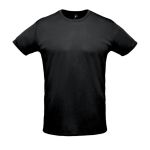 Sports t-shirt from polyester, 130 g/m2, SOL'S Sporty black colour