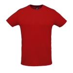 Sports t-shirt from polyester, 130 g/m2, SOL'S Sporty red colour fifth view