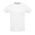 Sports t-shirt from polyester, 130 g/m2, SOL'S Sporty white colour ninth view