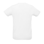 Sports t-shirt from polyester, 130 g/m2, SOL'S Sporty white colour rear view