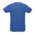 Sports t-shirt from polyester, 130 g/m2, SOL'S Sporty royal blue colour rear view