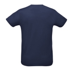 Sports t-shirt from polyester, 130 g/m2, SOL'S Sporty navy-blue colour rear view