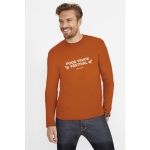 Long sleeve cotton t-shirt, 150 g/m2, SOL'S Monarch red colour