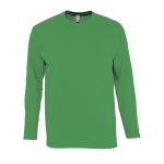 Long sleeve cotton t-shirt, 150 g/m2, SOL'S Monarch green colour eighth view