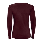 Women's long-sleeved cotton t-shirt, 150 g/m2, SOL'S Majestic rear view