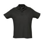 Polo shirt made from 100% cotton, 170 g/m2, SOL'S Planet Men black colour