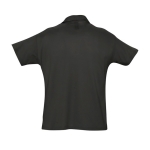 Polo shirt made from 100% cotton, 170 g/m2, SOL'S Planet Men black colour rear view