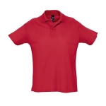 Polo shirt made from 100% cotton, 170 g/m2, SOL'S Planet Men red colour fifth view