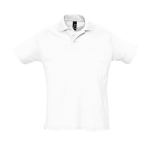 Polo shirt made from 100% cotton, 170 g/m2, SOL'S Planet Men white colour ninth view