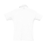 Polo shirt made from 100% cotton, 170 g/m2, SOL'S Planet Men white colour rear view