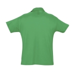 Polo shirt made from 100% cotton, 170 g/m2, SOL'S Planet Men green colour rear view