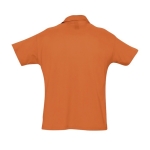 Polo shirt made from 100% cotton, 170 g/m2, SOL'S Planet Men orange colour rear view