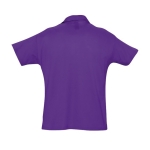 Polo shirt made from 100% cotton, 170 g/m2, SOL'S Planet Men violet colour rear view