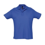 Polo shirt made from 100% cotton, 170 g/m2, SOL'S Planet Men royal blue colour third view