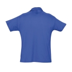 Polo shirt made from 100% cotton, 170 g/m2, SOL'S Planet Men royal blue colour rear view