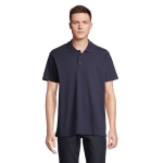 Polo shirt made from 100% cotton, 170 g/m2, SOL'S Planet Men dark blue colour photographic view