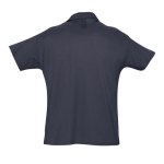 Polo shirt made from 100% cotton, 170 g/m2, SOL'S Planet Men dark blue colour rear view