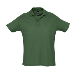 Polo shirt made from 100% cotton, 170 g/m2, SOL'S Planet Men dark green colour eighth view